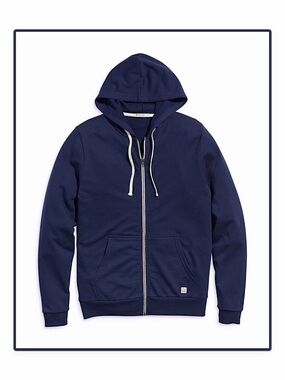 Marine Layer Afternoon Zip Hoodie True Navy